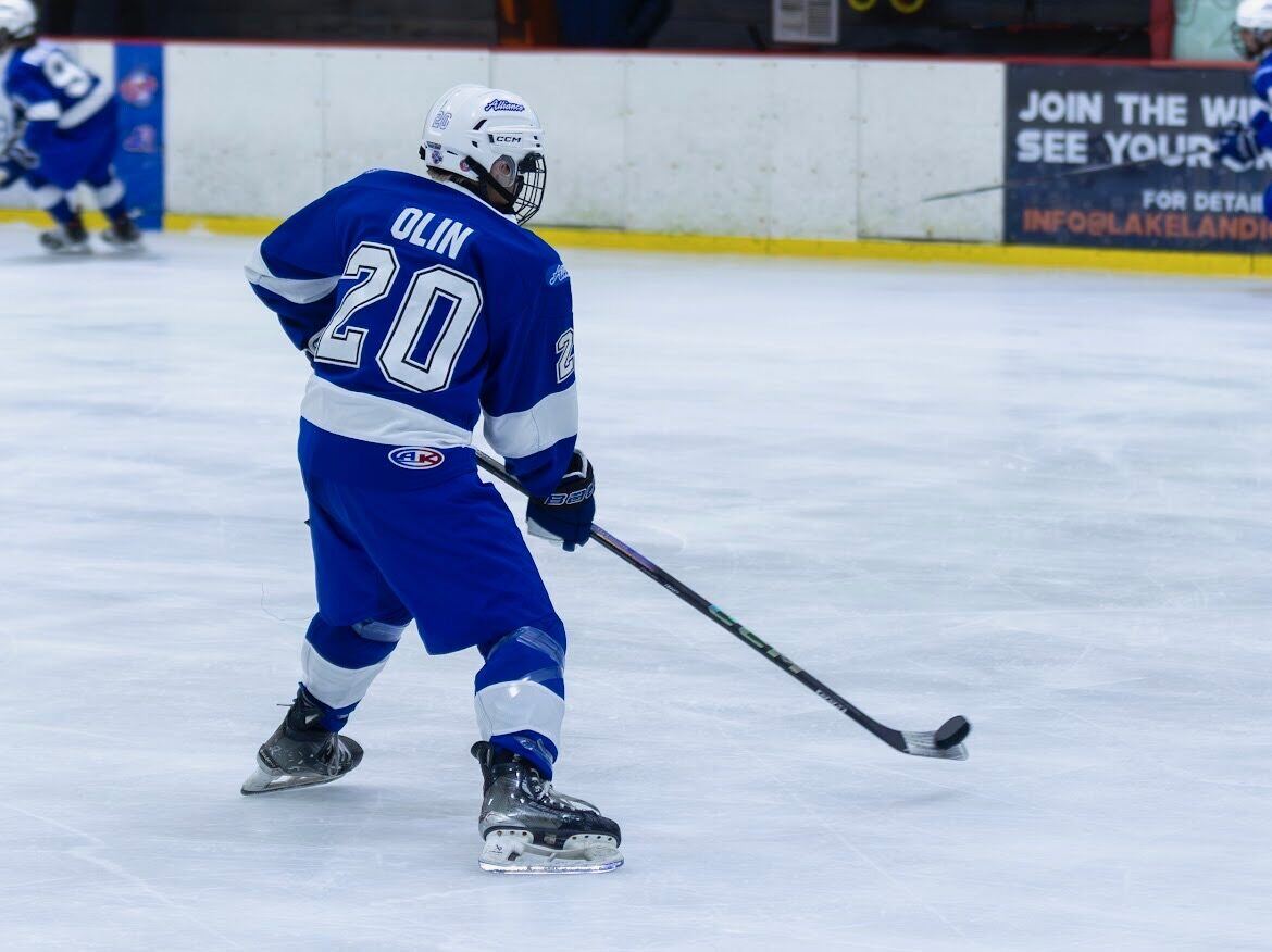 Briggs in blue jersey