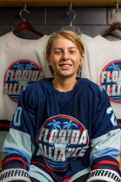 Portrait in Florida Alliances jersey