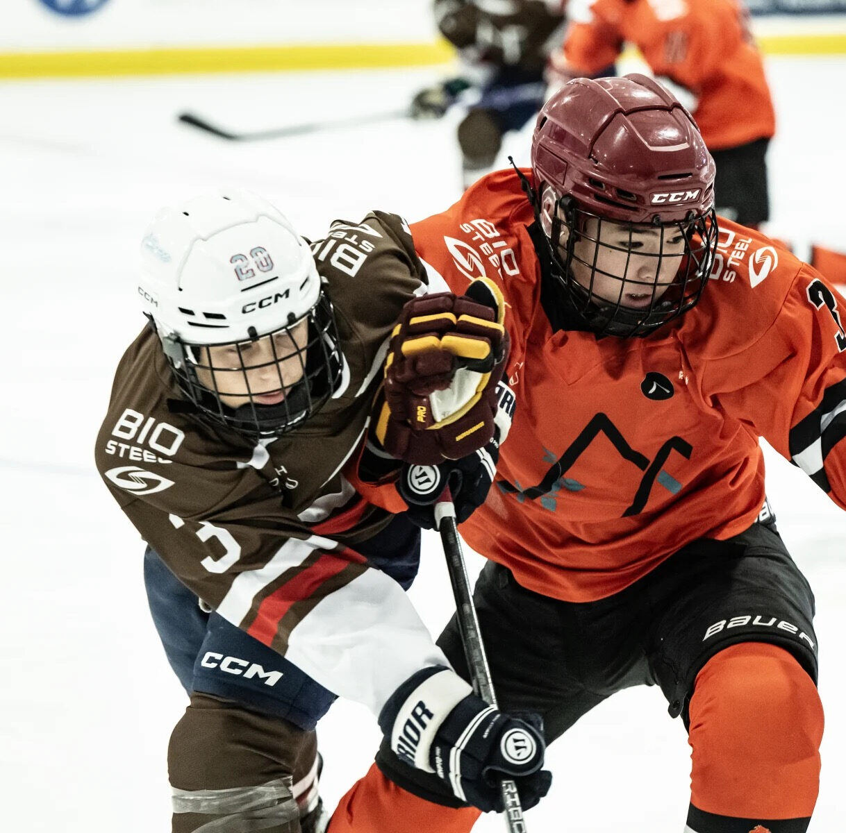Championship game action