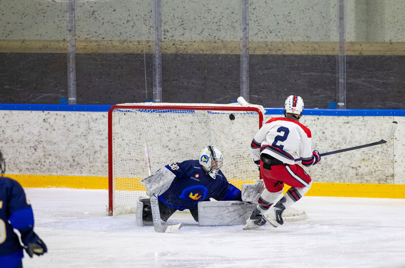 Briggs hockey action
