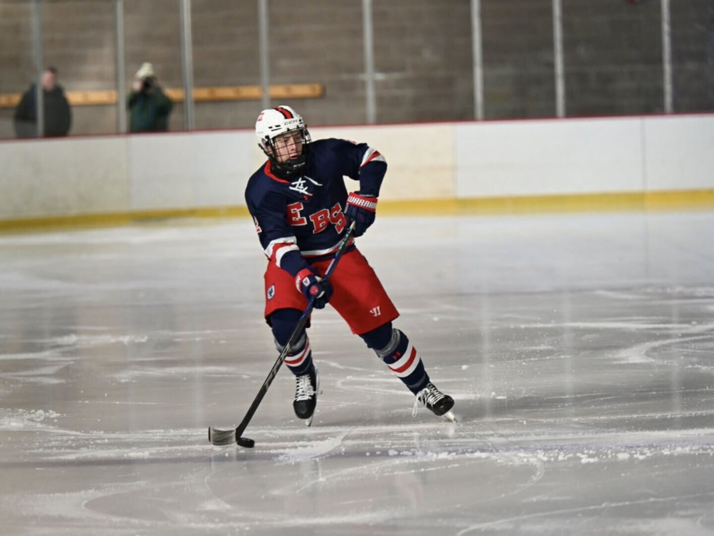 Briggs on the ice