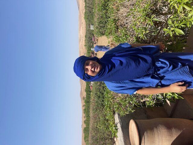 Briggs and his family exploring Morocco