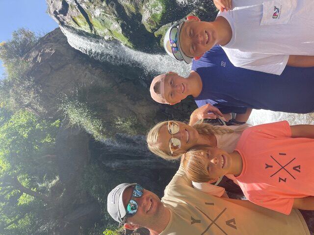Briggs and his family exploring Morocco