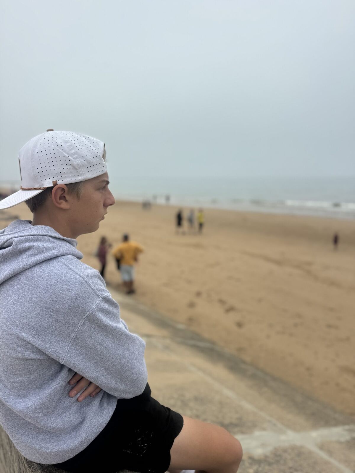 Briggs visiting WWII historical sites in Normandy, France