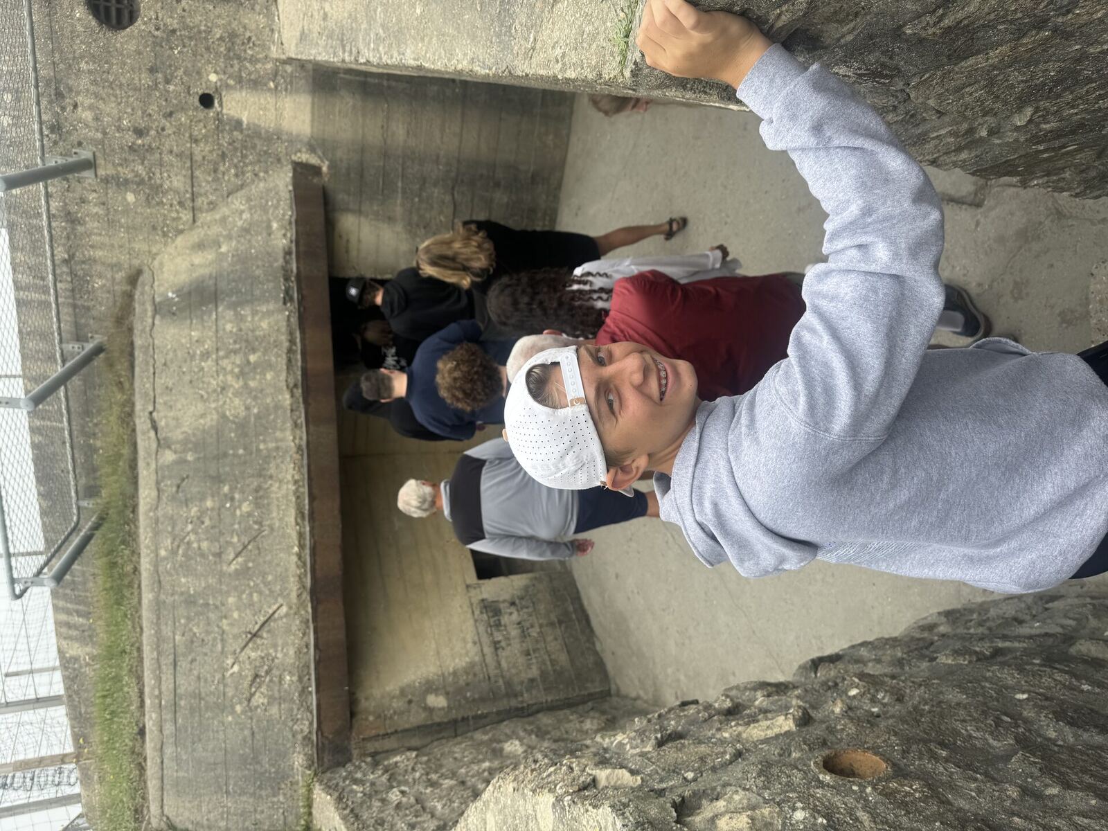 Briggs visiting WWII historical sites in Normandy, France
