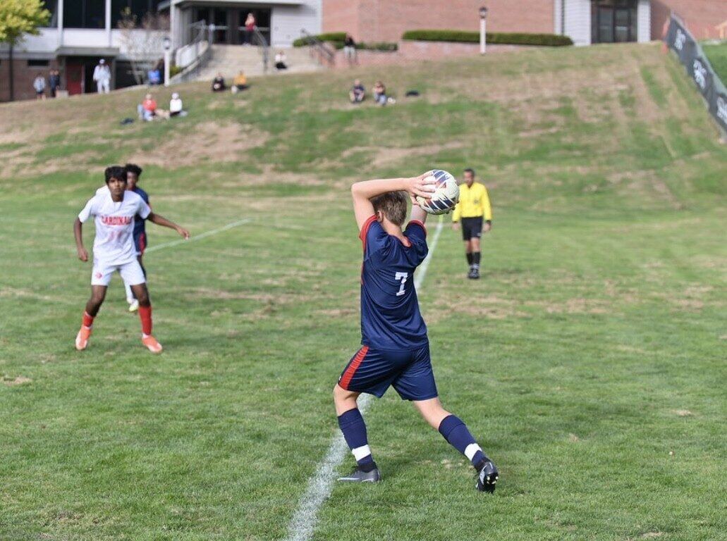 Briggs taking a throw-in
