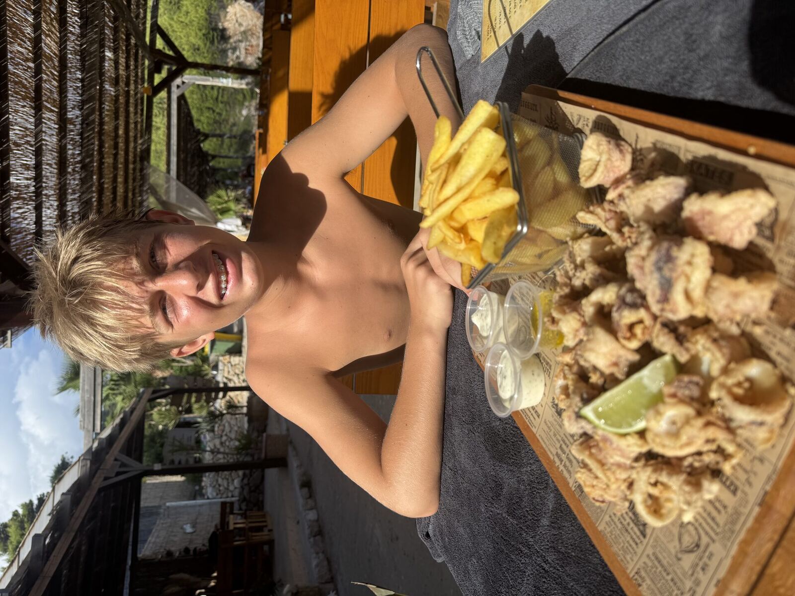 Briggs in Barcelona, Spain