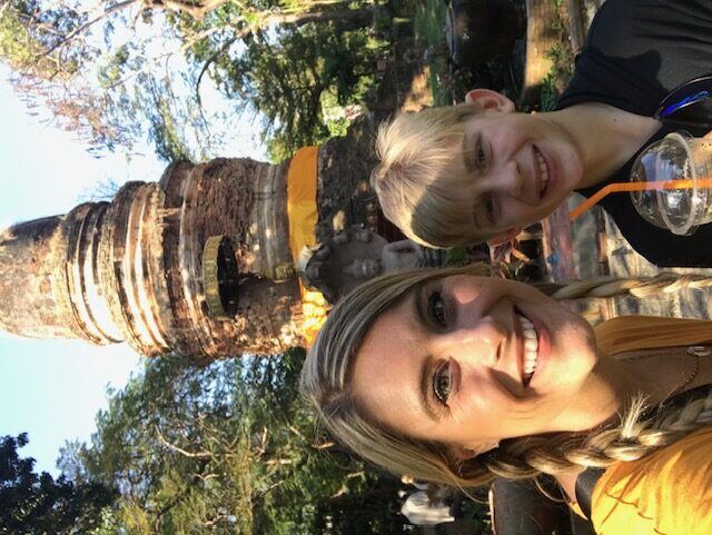 Briggs during his family's trip to Thailand